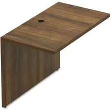 Lorell LLR 34325 - Lorell Chateau Series Walnut Laminate Desking - 41.4 x 23.6 