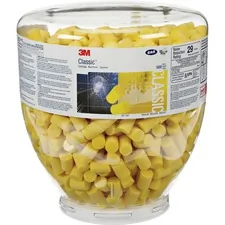 3M MMM 3911001 - E-A-R Classic Earplugs - 1000  Bottle - Yellow - Polyurethan