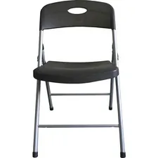 Lorell LLR 62529 - Lorell Translucent Folding Chairs - Smoke Plastic Seat - Smo