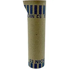 PAPR PRODUCTS PQP 23005 - PAP-R Tubular Coin Wrap - 5? Denomination - Durable, Burst R