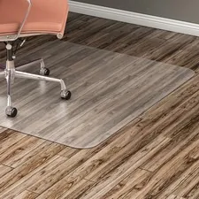 Lorell LLR 82827 - Lorell Hard Floor Rectangular Chairmat - Tile Floor, Vinyl F
