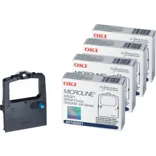 OKIDATA OKI 52102001BD - Oki Ribbon - Black - Dot Matrix - 3000000 Characters - 4  Bu