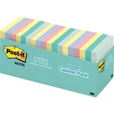 3M MMM 65418APCP - Post-it Notes Cabinet Pack - Marseille - 3 x 3 - Square - 10