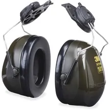 3M MMM H7P3E - Peltor Optime Earmuff Cap-Mount Headset - Comfortable, Noise