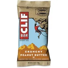 CLIF BAR & COMPANY CBC 50120 - Clif Bar Crunchy Peanut Butter Energy Bar - Individually Wra