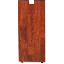 Lorell LLR 69615 - Lorell Cherry Laminate Credenza Leg - Rectangular Base - 28 