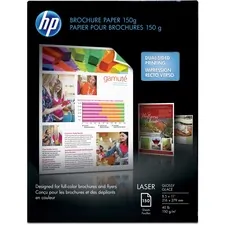 HP Hewlett Packard HEW Q6611ACT - HP Laser BrochureFlyer Paper - White - 97 Brightness - Lette
