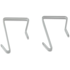 Lorell LLR 69878 - Lorell Industrial Wire Shelving Single Hook - Metal - 2  Bag