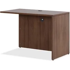 Lorell LLR 69979 - Lorell Essentials Series Walnut Return Shell - 47.3 x 23.6 x
