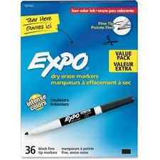 Newell Brands SAN 1921062 - Expo Low-Odor Dry-erase Fine Tip Markers - Fine Marker Point
