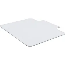 Lorell LLR 82836 - Lorell Glass Chairmat with Lip - Hardwood Floor, Carpet48 Wi