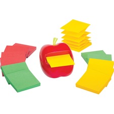 3M MMM APL330SSVA - Post-it Pop-up Note Apple Shape Dispenser - Red