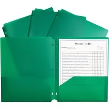 C-LINE CLI 33933 - C-Line 2-pocket Heavyweight Poly Portfolio Pocket - 11.4 Len