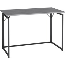 Lorell LLR 60750 - Lorell Folding Desk - Weathered Charcoal Laminate Rectangle 