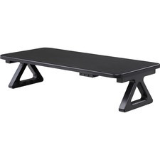 Lorell LLR 99536 - Lorell Tripod Base USB Monitor Stand - 22 lb Load Capacity -