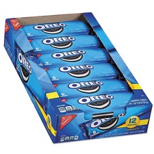 MONDELEZ INTERNATIONAL MDZ 04700 - Oreo Chocolate Sandwich Cookies - Vanilla Creme, Chocolate -