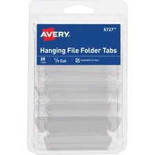Avery Dennison AVE 06727 - Avery Insertable Hanging File Folder Tabs - 15 - 9 Tab Heigh
