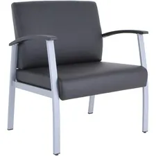 Lorell LLR 67001 - Lorell Big & Tall Healthcare Guest Chair - Vinyl Seat - Viny