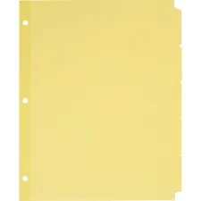 Avery Dennison AVE 11501 - Avery Plain Tab Write-On Dividers - 5 x Divider(s) - Write-o