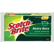 3M MMM 4295CT - Scotch-Brite Heavy-Duty Scrub Sponges - 2.8 Height x 4.5 Wid