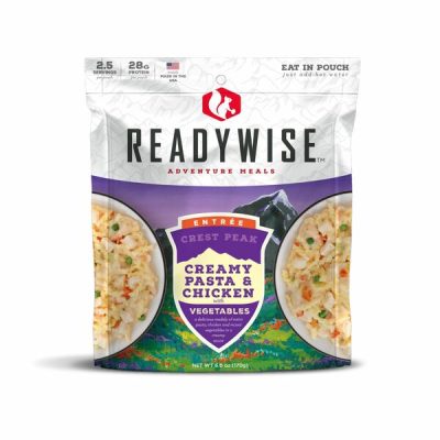 Readywise RW03-906 - ReadyWise Crest Peak Creamy Pasta and Chicken 2.5 Servings