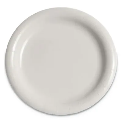 DART HP9S-2050 - Heavyweight 9 Eco-Friendly Paper Plates - White
