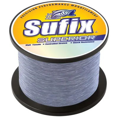 Sufix 634-125 - Sufix Superior Smoke Blue Monofilament - 25lb - 535 yds