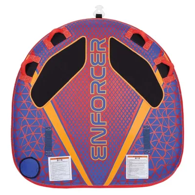 Full Throttle 302200-100-002-21 - Full Throttle Enforcer 2-Rider Towable Tube - Red