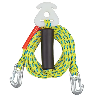Full Throttle 341100-300-999-21 - Full Throttle 12 Ski and Tube Tow Harness - YellowBlue