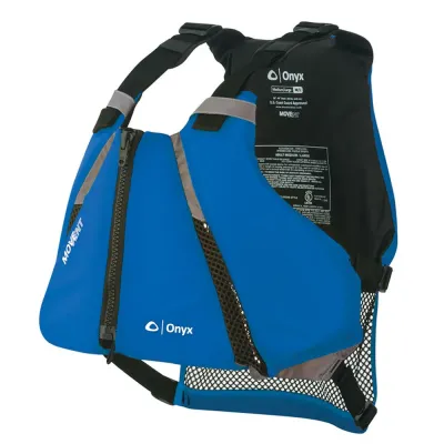 Onyx Outdoor 122000-500-040-16 - Onyx MoveVent Curve Paddle Sports Life Vest - M-L - Blue
