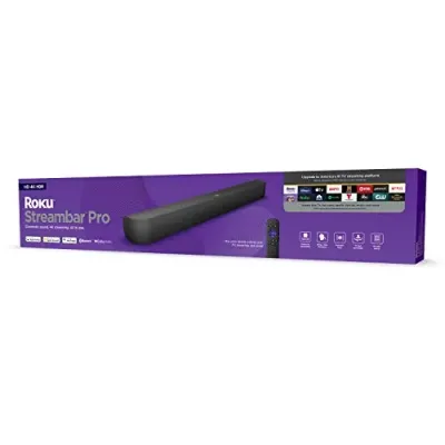 Roku 9101R2 - Roku Streambar Pro | 4KHDHDR Streaming Media Player & Cinema