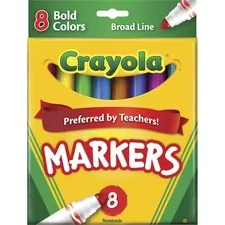 CRAYOLA CYO 587732 - Crayola Regular Bold Colors Broad Line Markers - Broad Marke