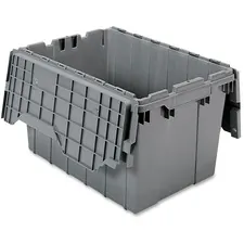 AkroMils  Myers Industries Inc AKM 39120GREY - Akro-Mils Attached Lid Storage Container - Internal Dimensio