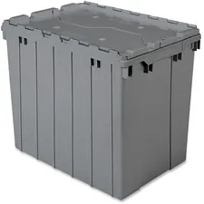 AkroMils  Myers Industries Inc AKM 39170GREY - Akro-Mils Attached Lid Storage Container - Internal Dimensio
