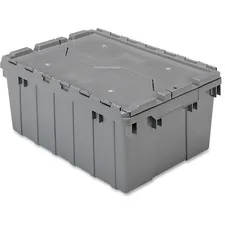AkroMils  Myers Industries Inc AKM 39085GREY - Akro-Mils Attached Lid Storage Container - Internal Dimensio