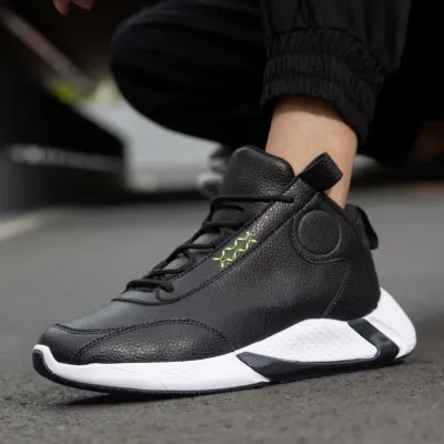 HEYYBIT MNV Black - Mens Comfortable Black Sport Sneakers for Outdoor Activities