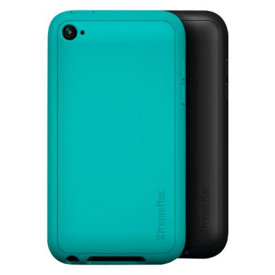 XtremeMac 02290 - XtremeMac Tuffwrap Silicone Case for iPod Touch 4G (2 PK Bla