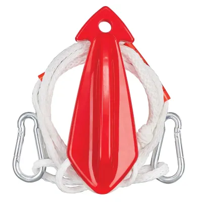 Full Throttle 340100-702-999-21 - Full Throttle 8 White Ski and Tube Tow Harness with Pulley
