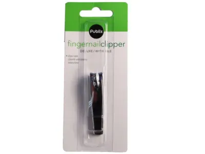 bulk buys MK409 - Deluxe Ergonomic Finger Nail Clipper - Precision Cutting Too