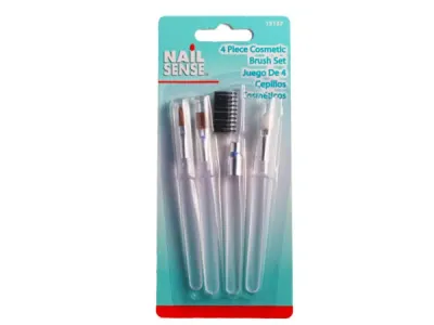 bulk buys MK418 - Nail Sense Ultimate 4-Piece Cosmetic Brush Set