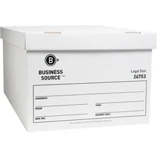 Business Source BSN 26753 - Business Source Lift-off Lid Light Duty Storage Box - Extern