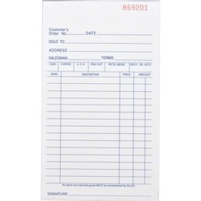 Business Source BSN 39550 - Business Source All-purpose Carbonless Forms Book - 50 Sheet