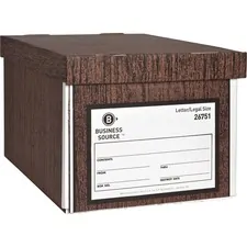 Business Source BSN 26751 - Business Source Economy Medium-duty Storage Boxes - External