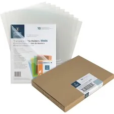 Business Source BSN 00606BX - Business Source Letter File Sleeve - 8 12 x 11 - 20 Sheet Ca