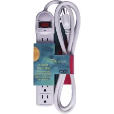 Compucessory CCS 55155 - Compucessory 6-Outlet Power Strips - 6 - 6 ft Cord - 104 J S