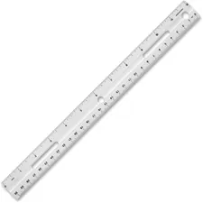 Business Source BSN 32365 - Business Source 12 Plastic Ruler - 12 Length 1.3 Width - 1/1