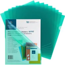 Business Source BSN 01797BX - Business Source Letter File Sleeve - 8 12 x 11 - 20 Sheet Ca