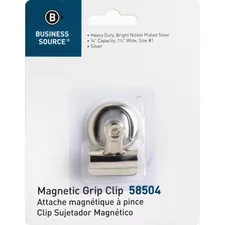 Business Source BSN 58504 - Business Source Magnetic Grip Clips - No. 1 - 1.3 Width - fo
