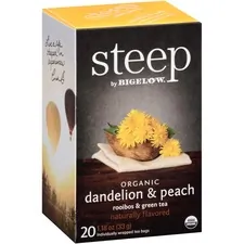 BIGELOW TEA CO. BTC 17715 - Bigelow Dandelion and Peach Rooibos and Green Tea OneCup - G