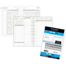 ACCO Brands AAG 481225 - Day Runner PRO 2PPD Wide Area Planning Pages - Julian Dates 